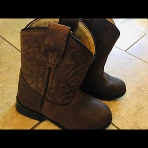 Masterson Toddler Size 6 brown cowgirl boots